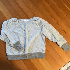 GAP boxy gray crew neck Size L